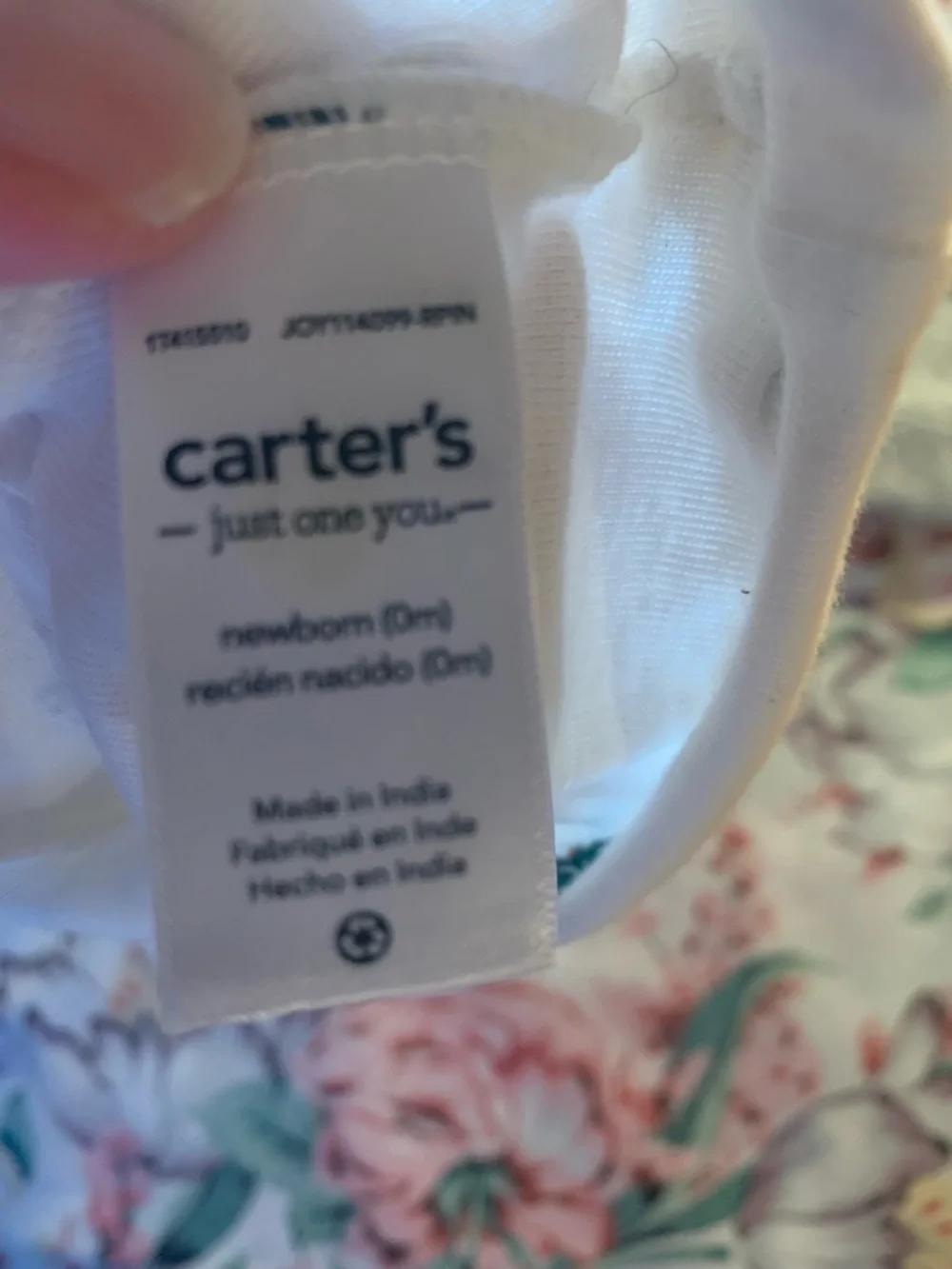 Carter's Baby Beanie 3-Pack in White, Pink & Gray Newborn  Size 0